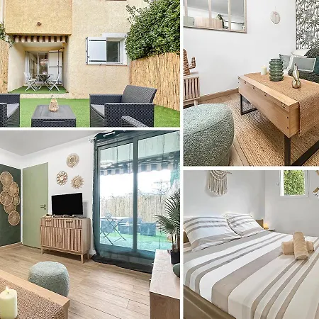 Appartamento Jardin Prive, Wifi, Proche De La